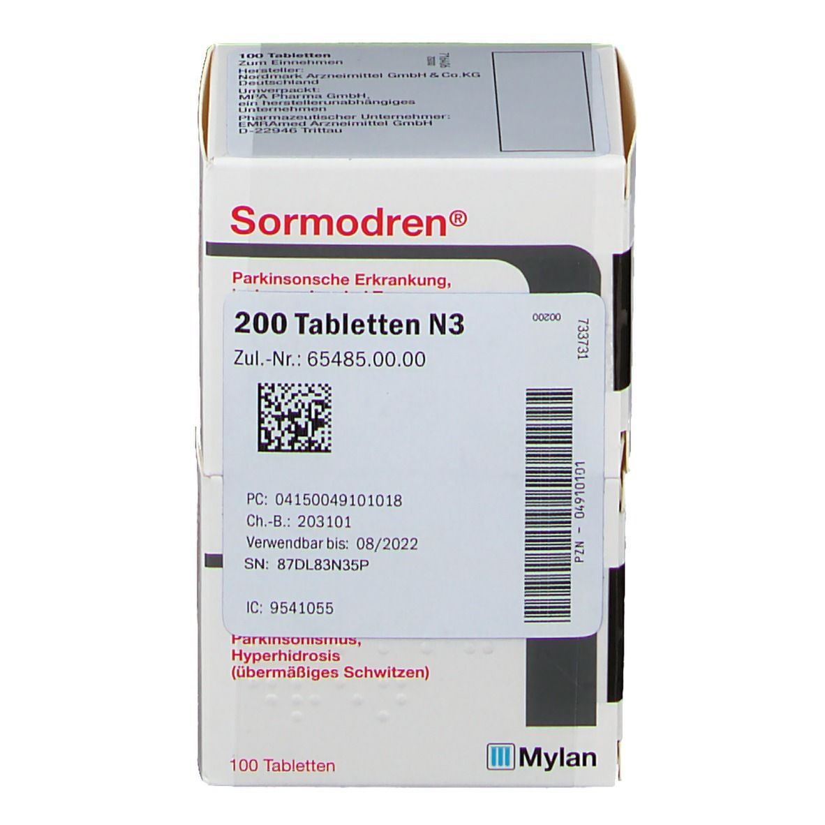 Sormodren 4 mg
