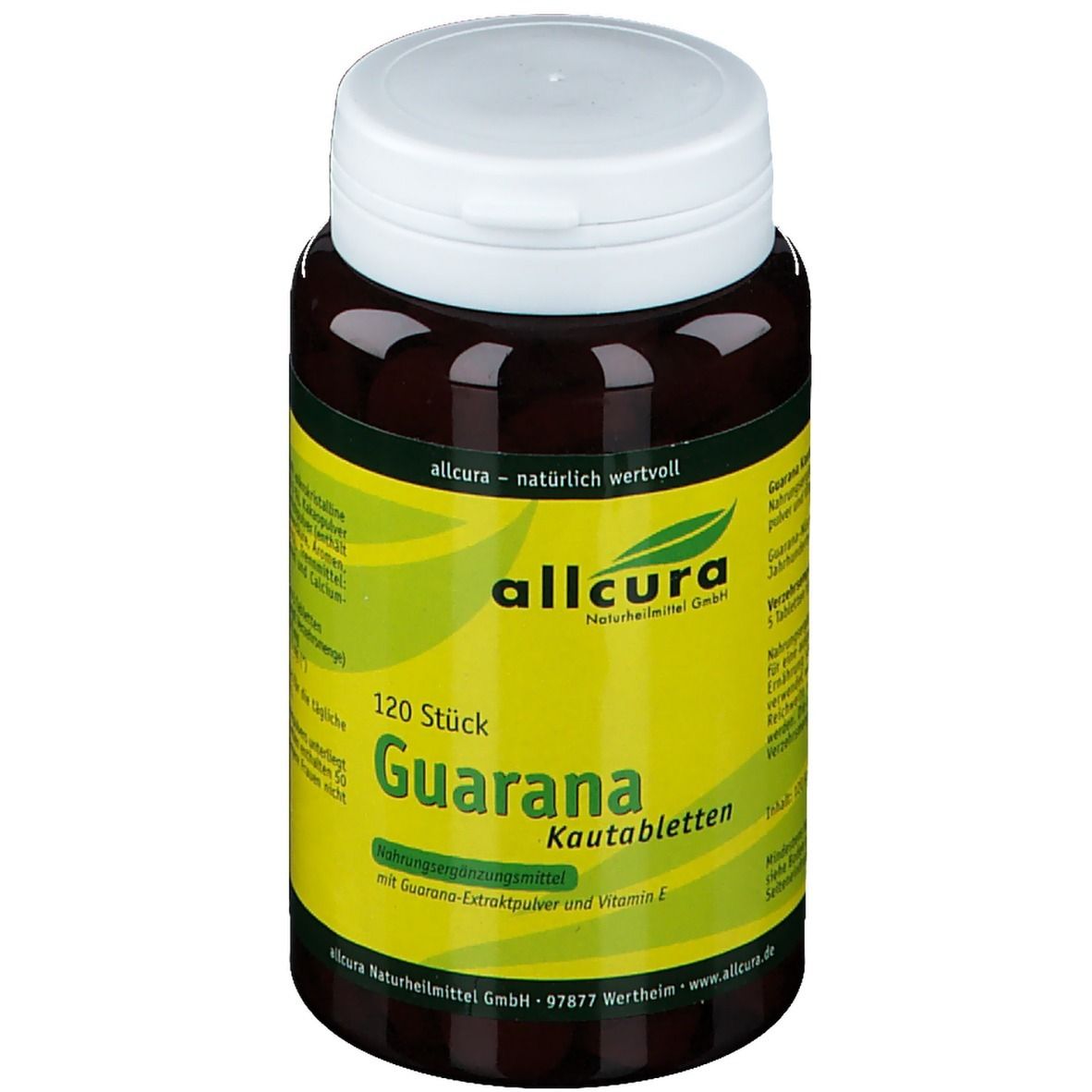 Guarana Kautabletten