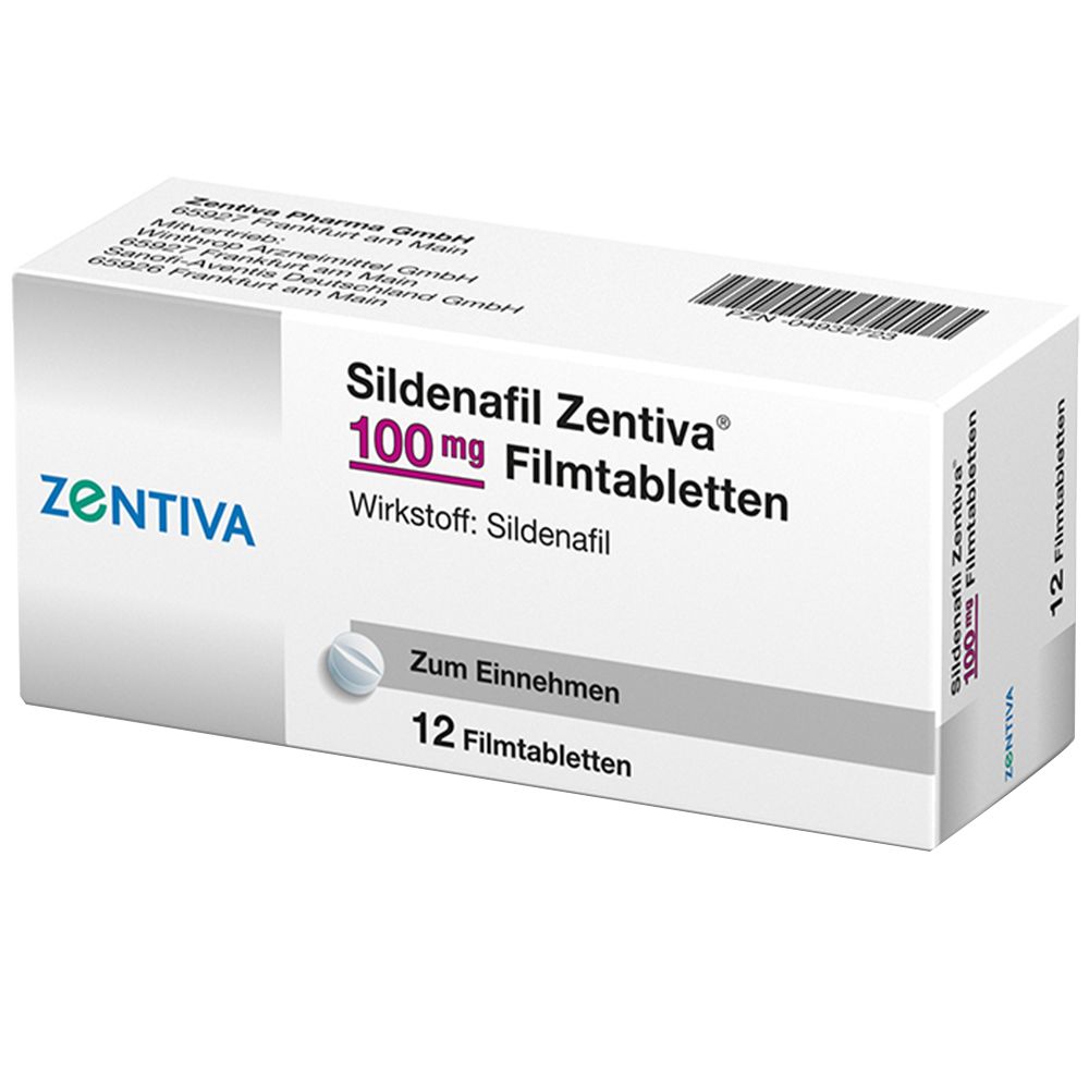 Sildenafil 100 mg zentiva