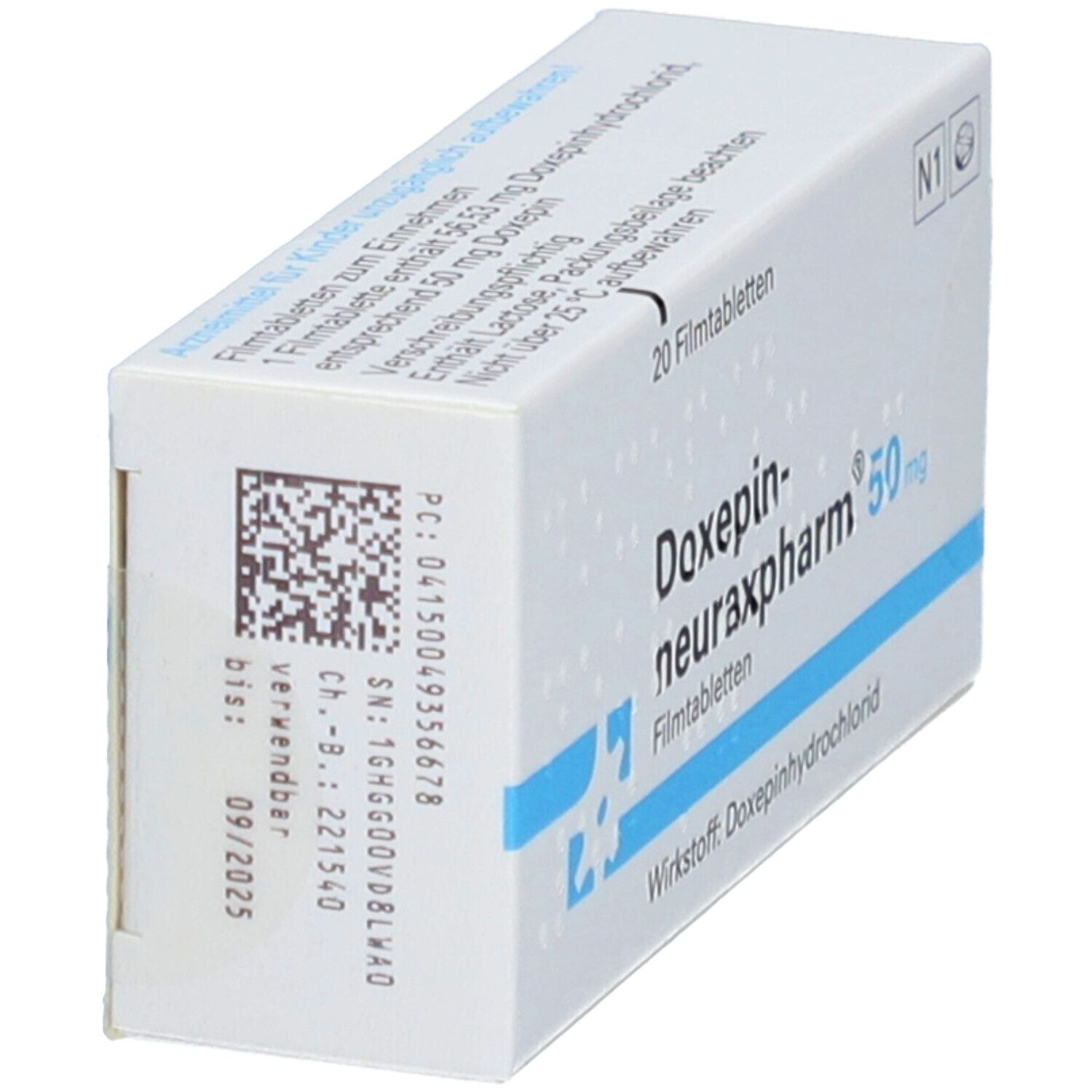 DOXEPIN-neuraxpharm 50 mg Filmtabletten 20 St