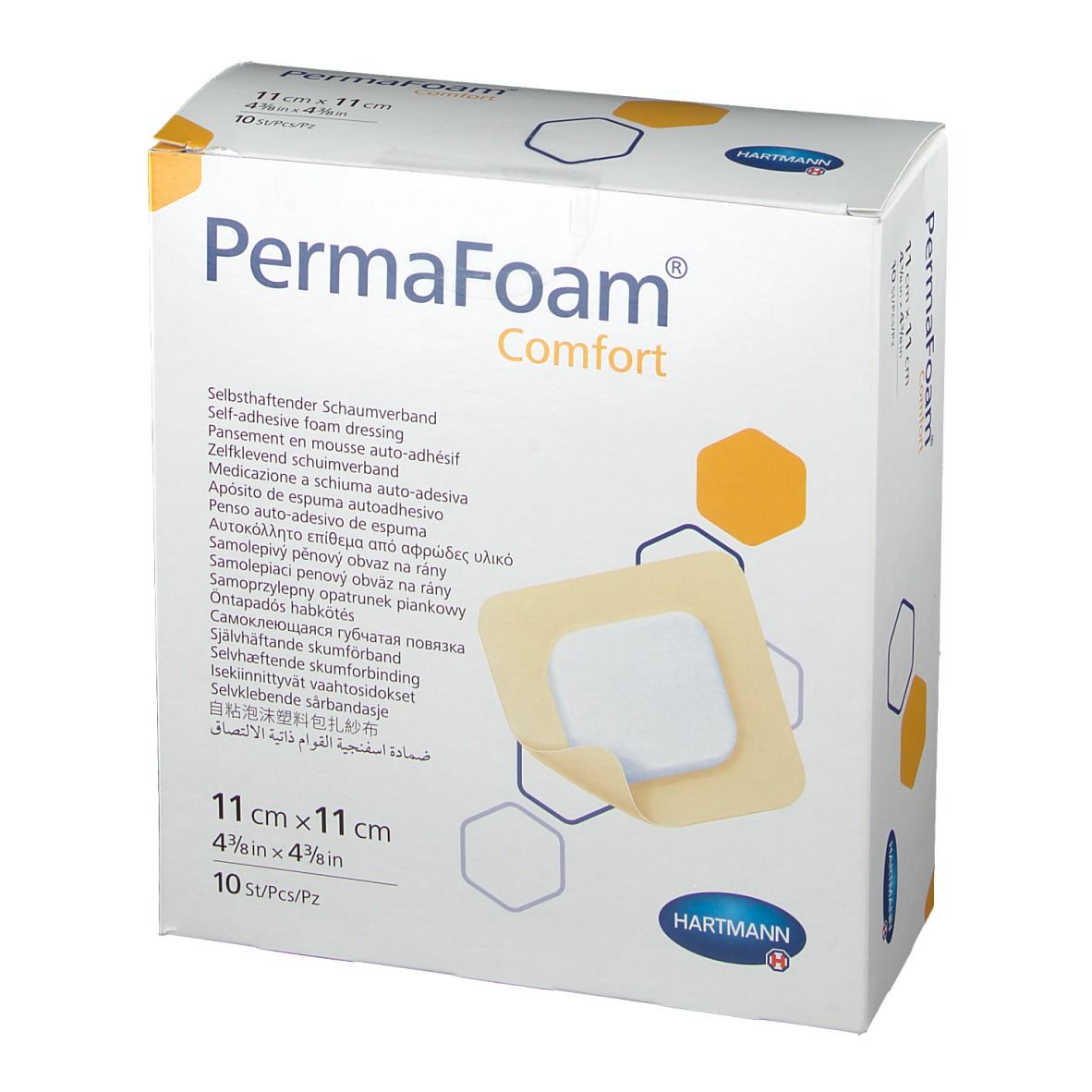 PermaFoam® comfort Schaumverband 11 x 11 cm