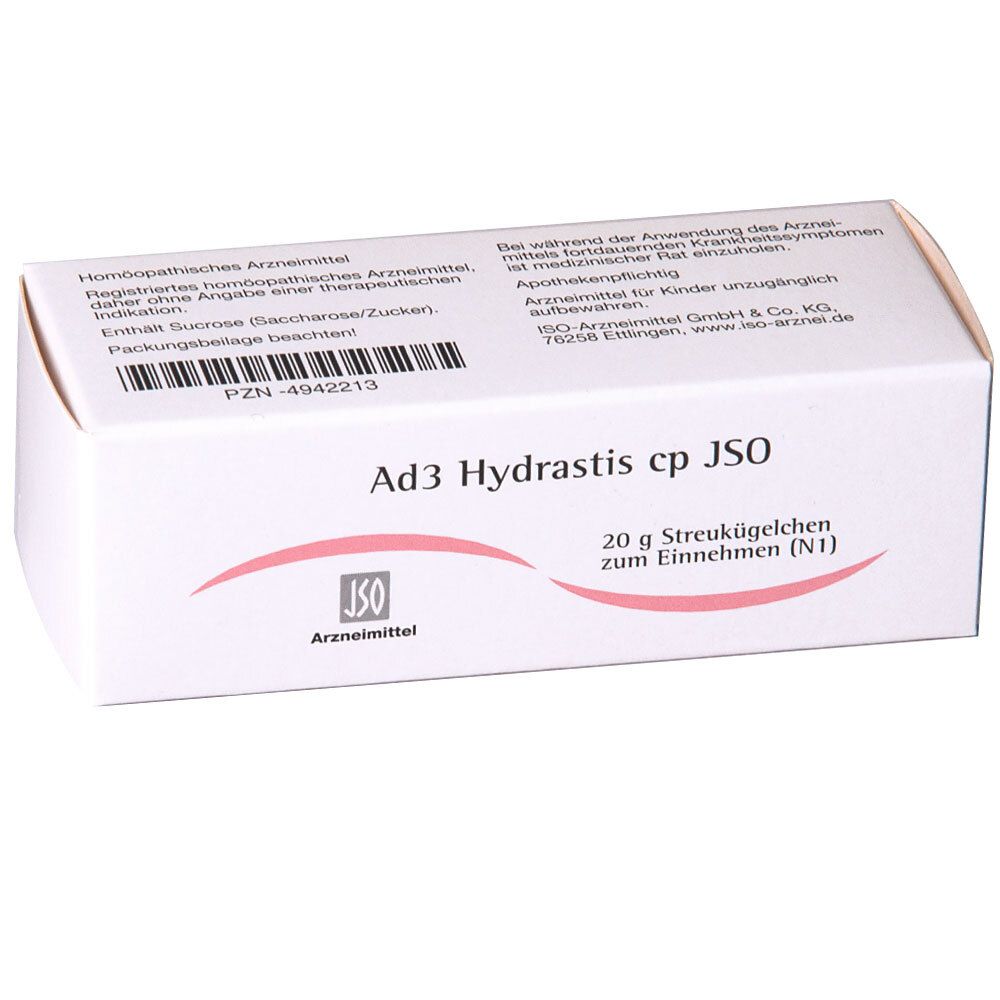 Ad3 Hydrastis cp JSO Globuli