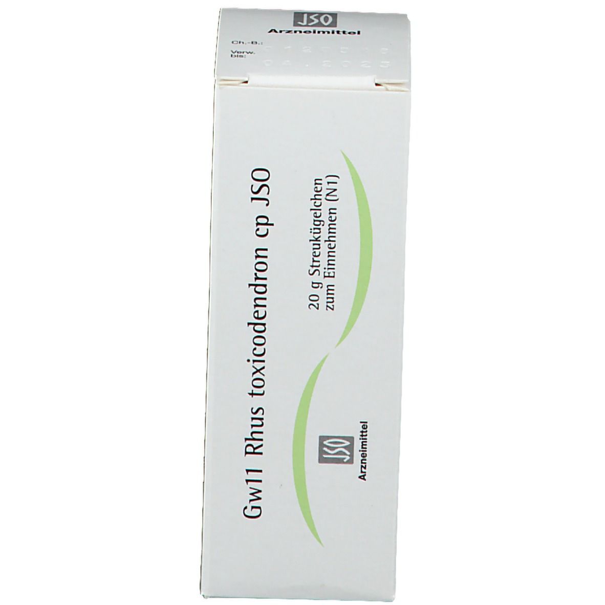 Gw11 Rhus toxicodendron cp JSO Globuli