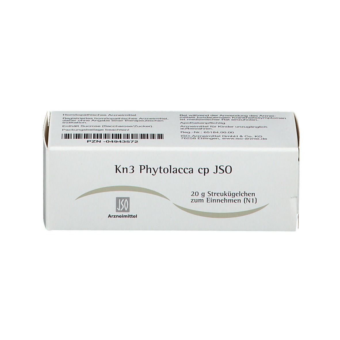Kn3 Phytolacca cp JSO Globuli