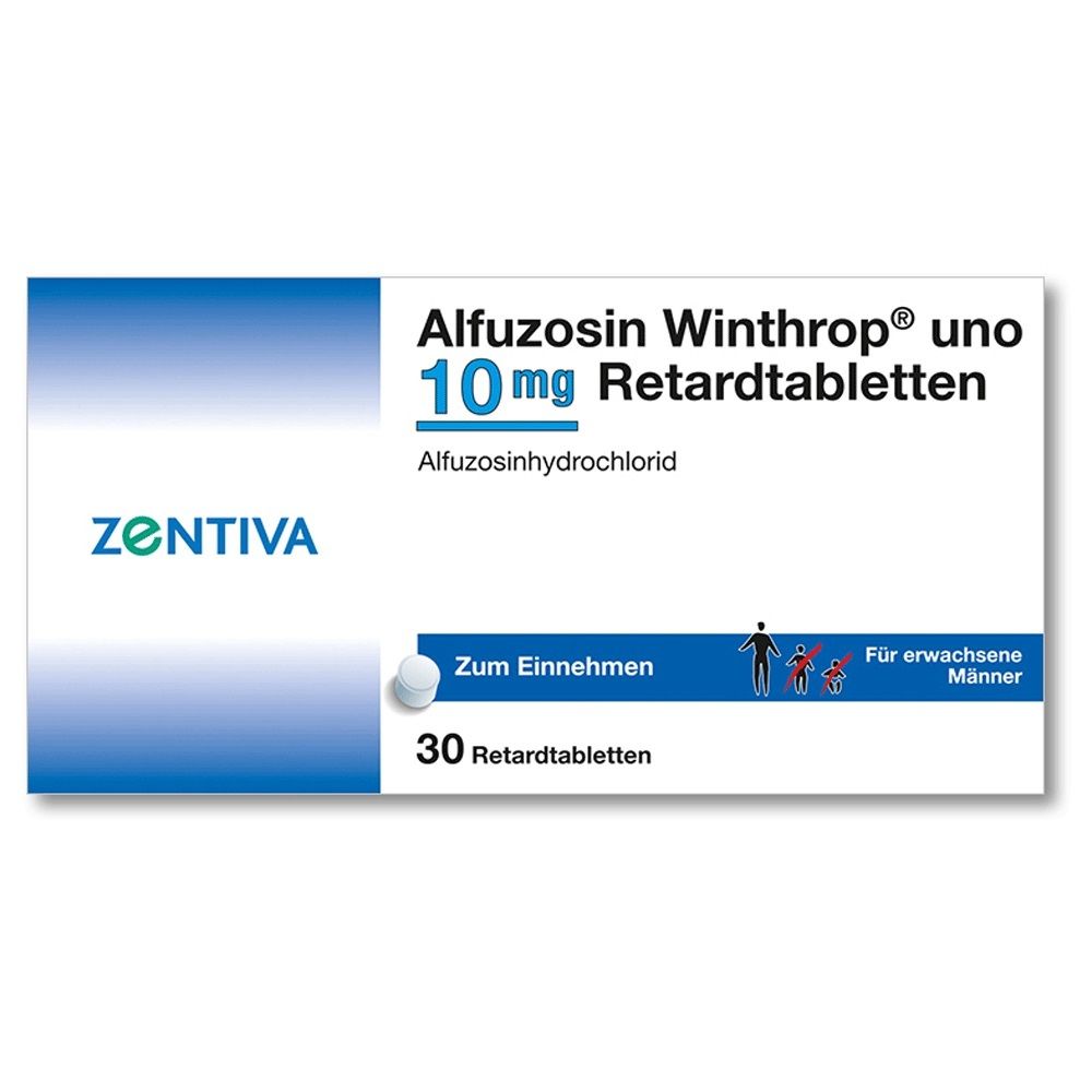 Alfuzosin Winthrop® uno 10 mg Retardtabletten 30 St mit dem E-Rezept kaufen  - SHOP APOTHEKE