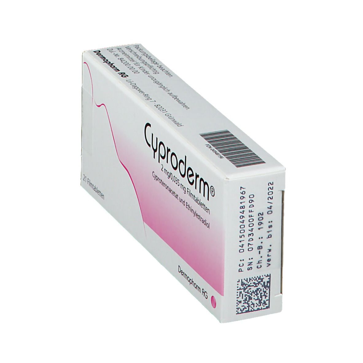 Cyproderm 2 mg/0,035 mg Filmtabletten 21 St