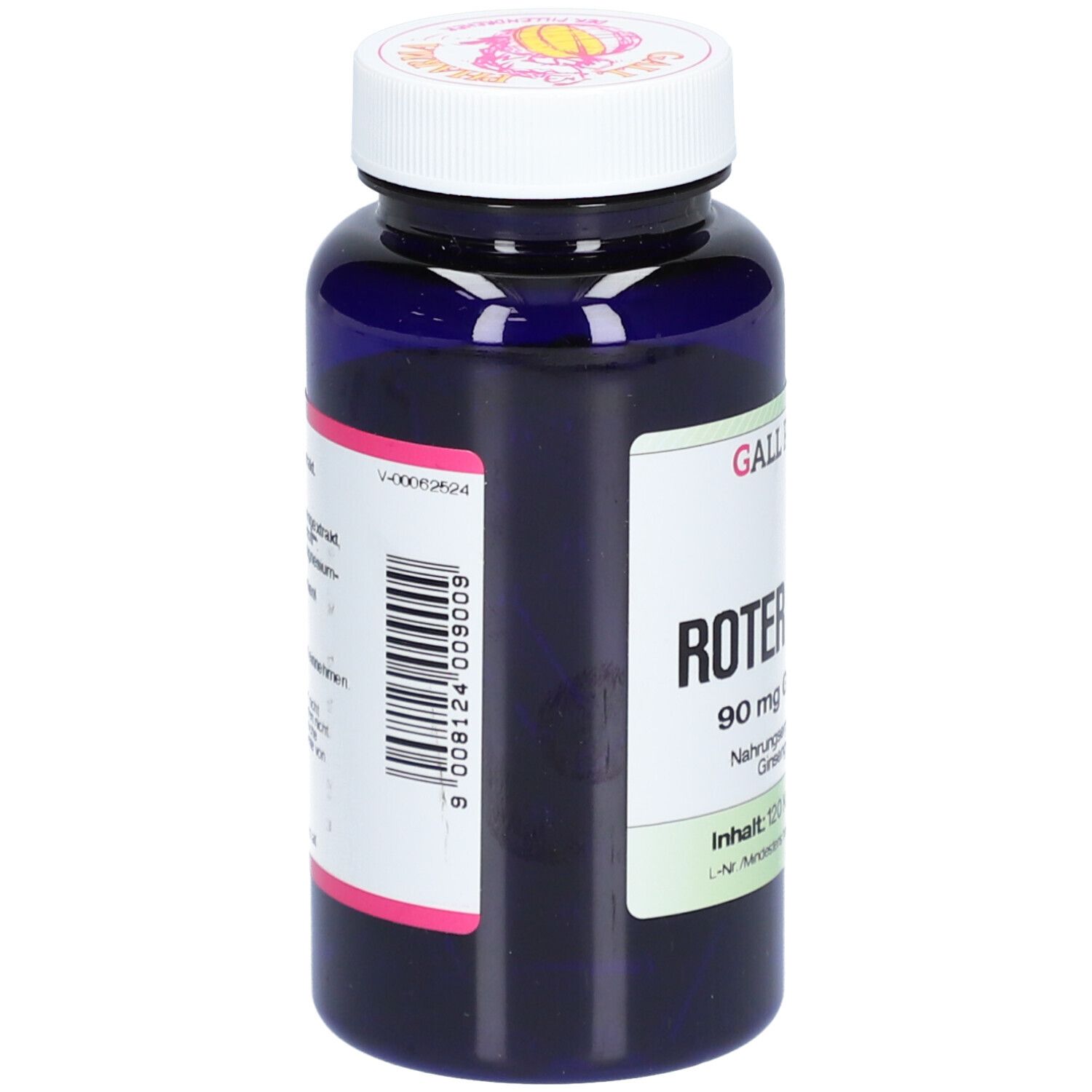 Roter Ginseng 90 mg GPH Kapseln 120 St