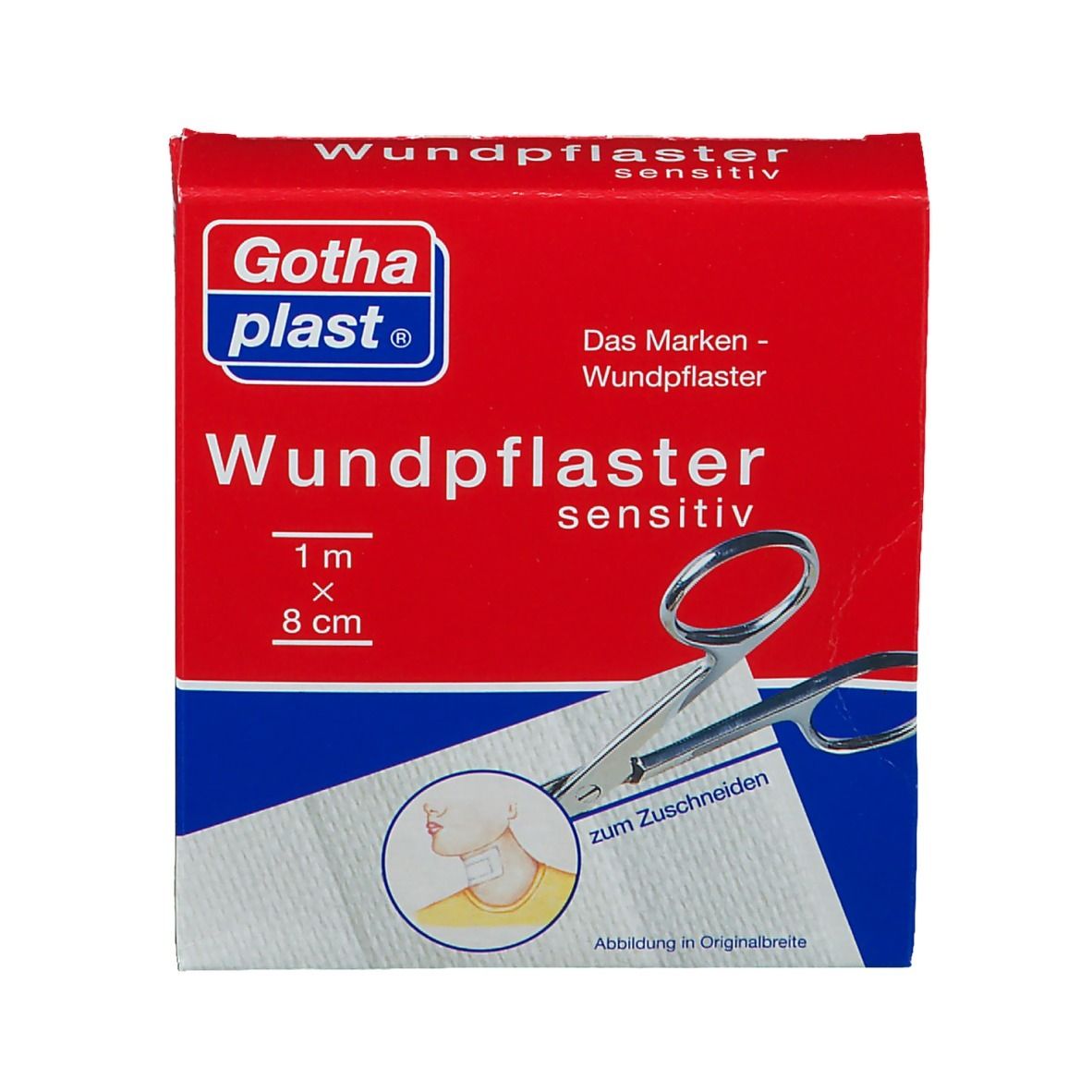 Gothaplast® Comfort und Sensitiv (hypoallergen) Pflaster 1 m x 8 cm