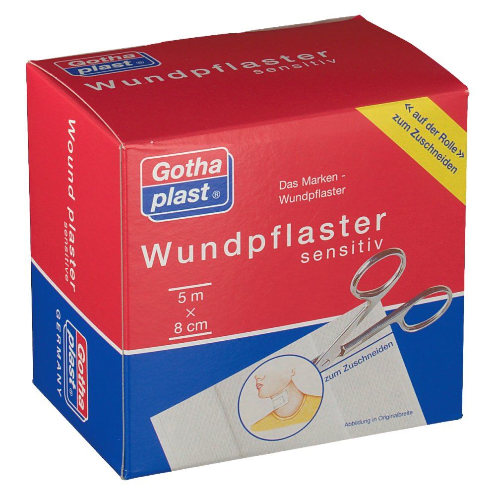 Gothaplast® Wundpflaster sensitiv 5 m x 8 cm