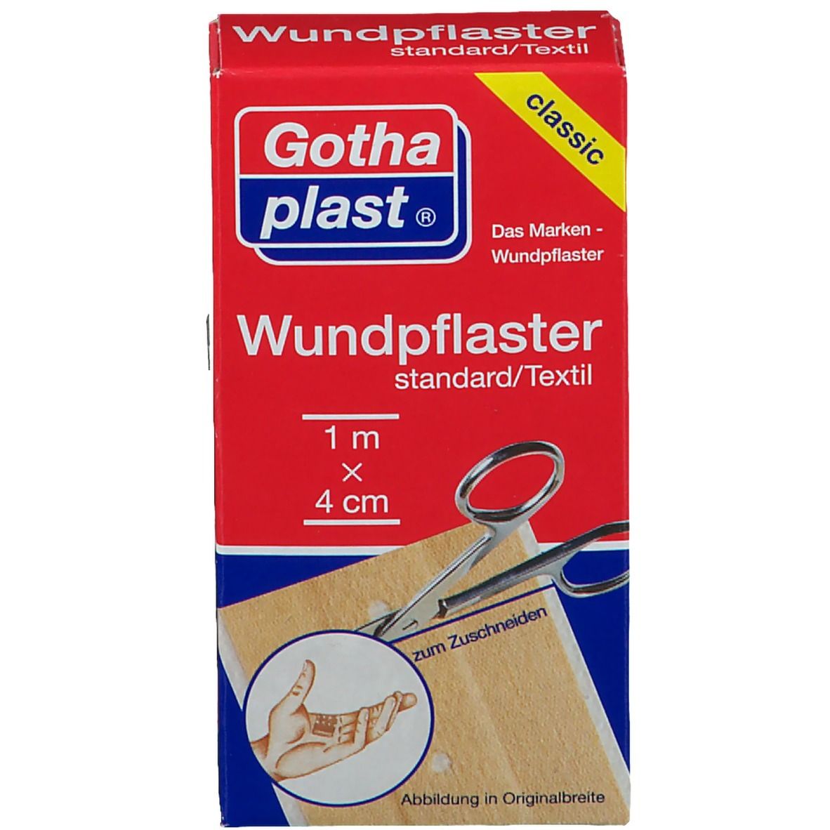 Gothaplast® Wundpflaster standard 1 m x 4 cm