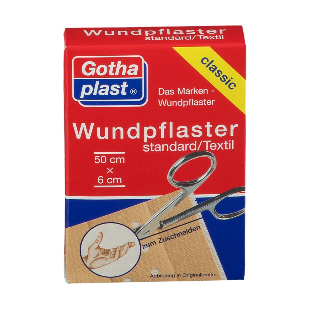 Gothaplast® Wundpflaster standard/Textil 50 cm x 6 cm
