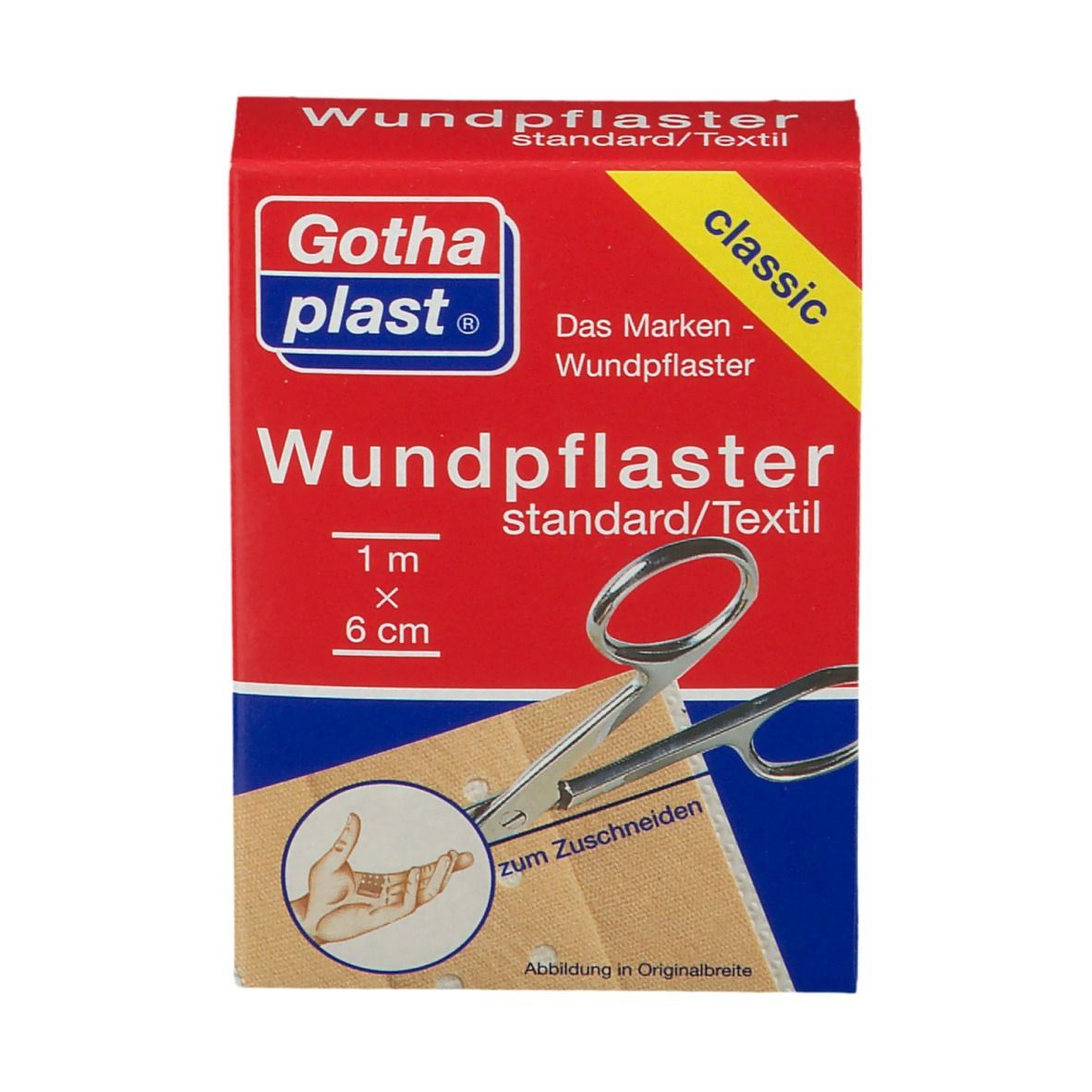 Gothaplast® Wundpflaster standard  1 m x 6 cm