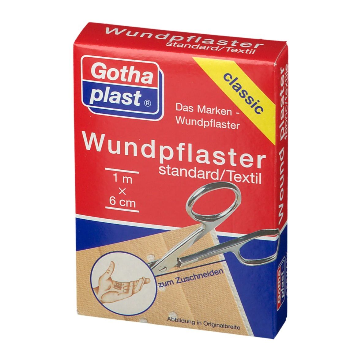 Gothaplast® Wundpflaster standard  1 m x 6 cm