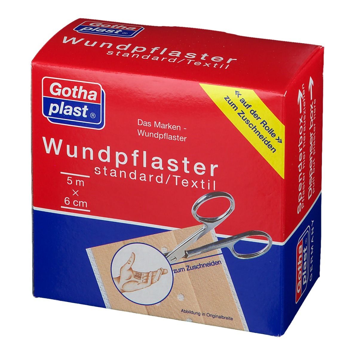 Gothaplast Standard Pflaster 5 M X 6 Cm 1 St Shop Apotheke Gothaplast Standard Pflaster 5 M X 6 Cm 1 St Shop Apotheke