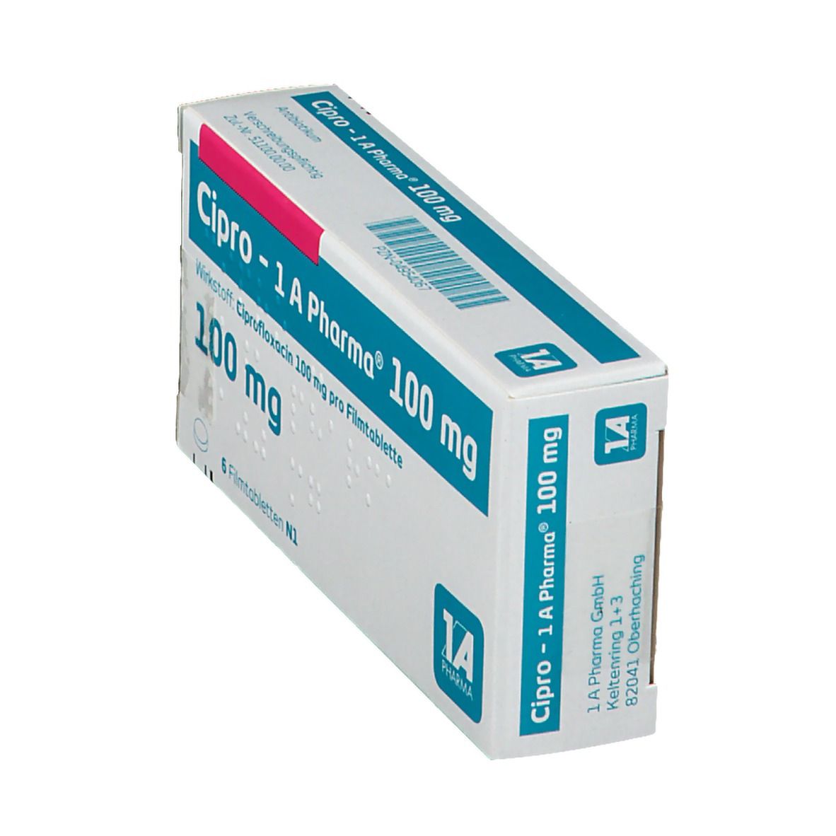 Cipro-1A Pharma 100 mg Filmtabletten 6 St