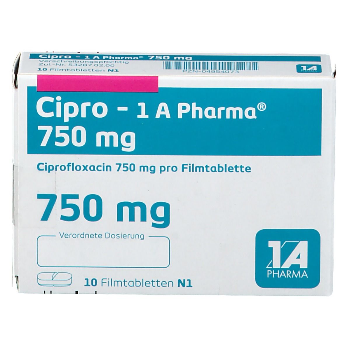 Cipro 1A Pharma® 750Mg