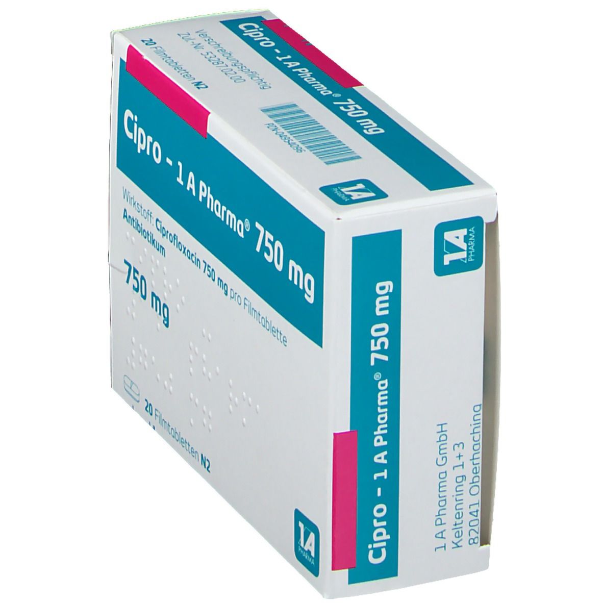 Ciprofloxacin amneal 750 mg