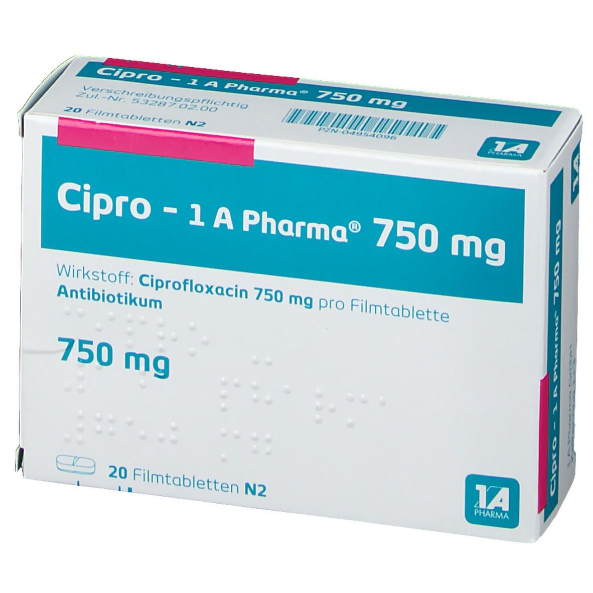 Cipro 1A Pharma® 750Mg