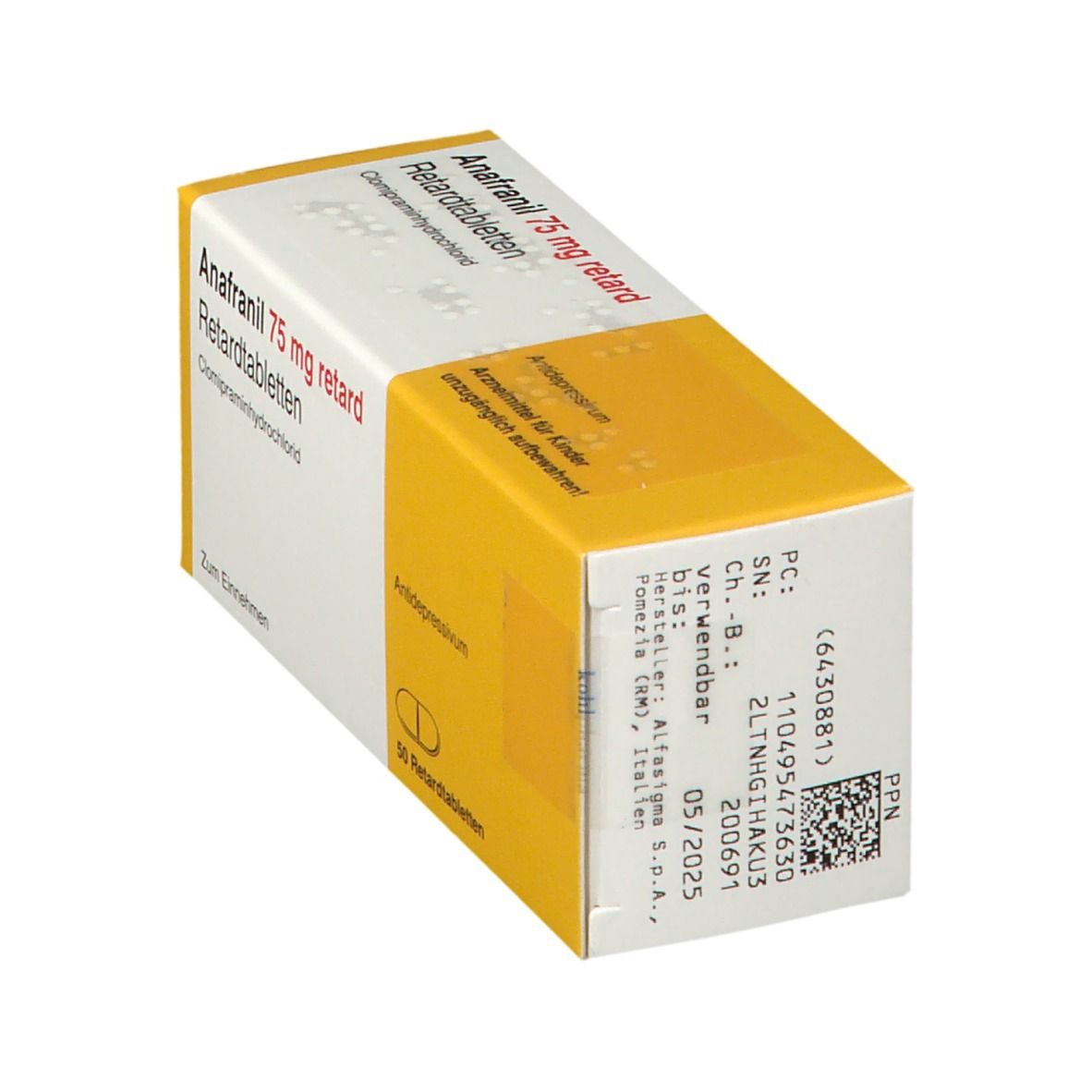 Anafranil 75 mg Retardtabletten 50 St Retard-Tabletten