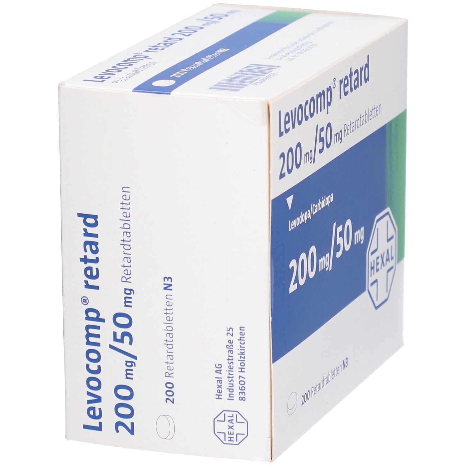 Levocomp retard 200/50 mg Tabl. 1x200 St Retard-Tabletten