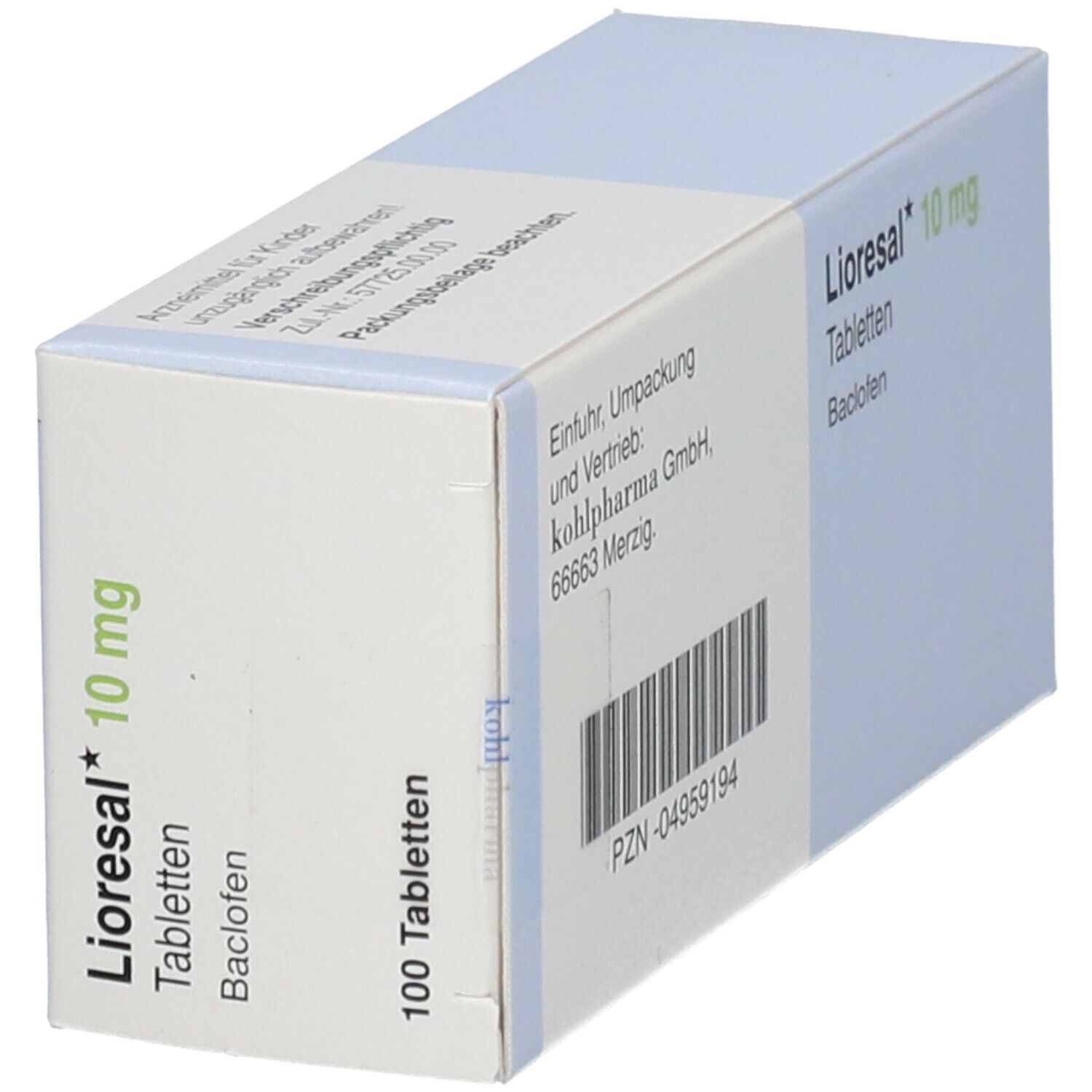 Lioresal 10 mg tabletten