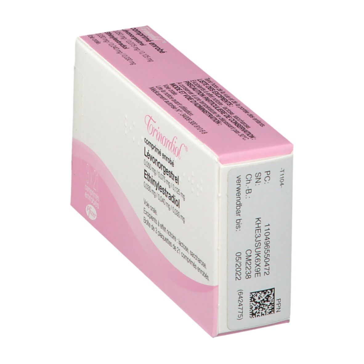 Trinordiol 21 überzogene Tabletten 3x21 St Überzogene