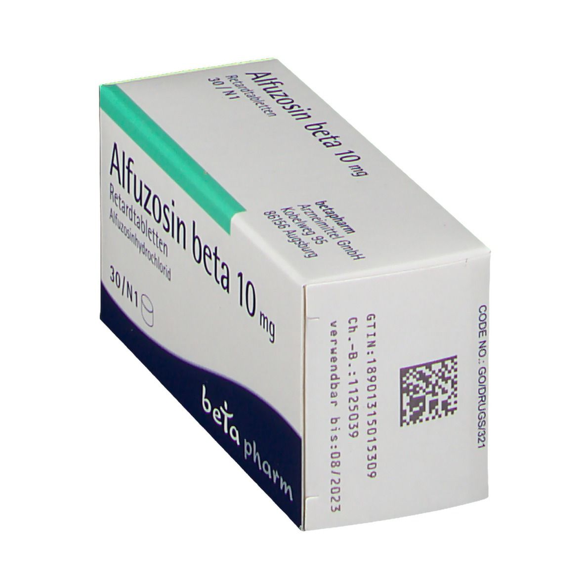Alfuzosin beta 10 mg