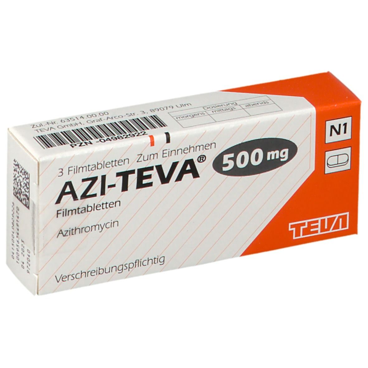 AZI-TEVA® 500 mg 3 -
