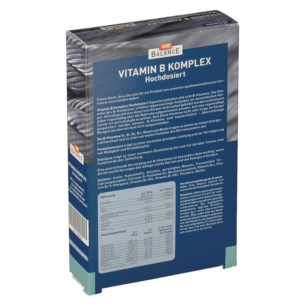 Gehe Balance Vitamin B Komplex Kapseln