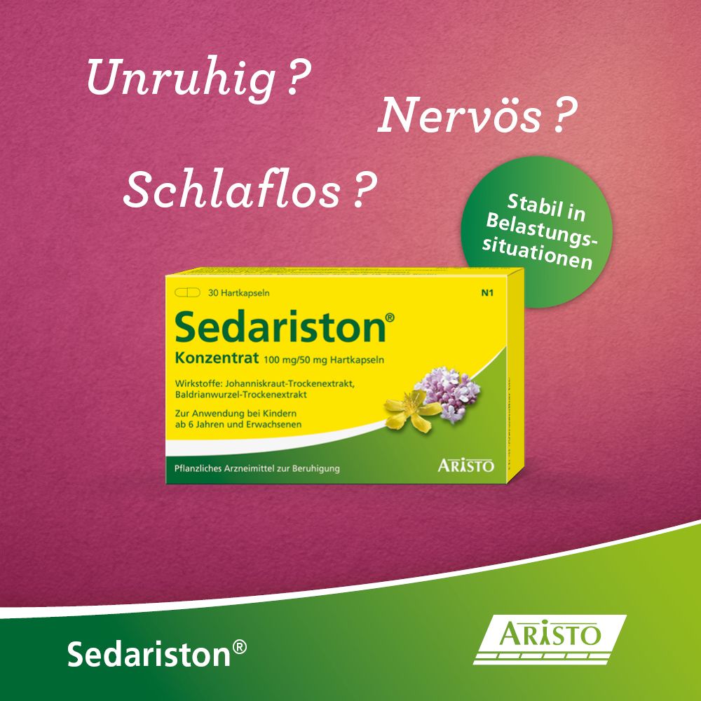 Sedariston® Konzentrat 100 mg/50 mg