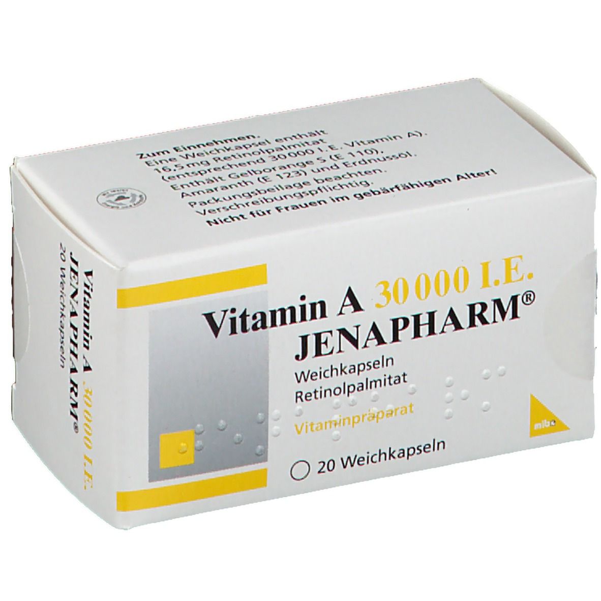 Vitamin A 30 000 I.e. Jenapharm Kapseln