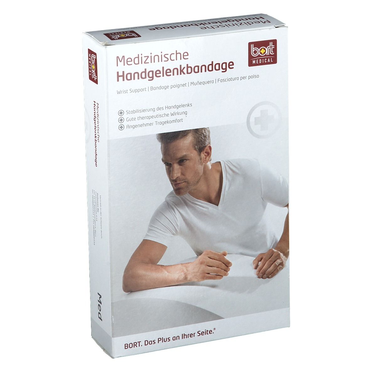 Handgelenkstütze mit Alu-Schiene und Band rechts Gr. L blau 1 St Bandage(s)