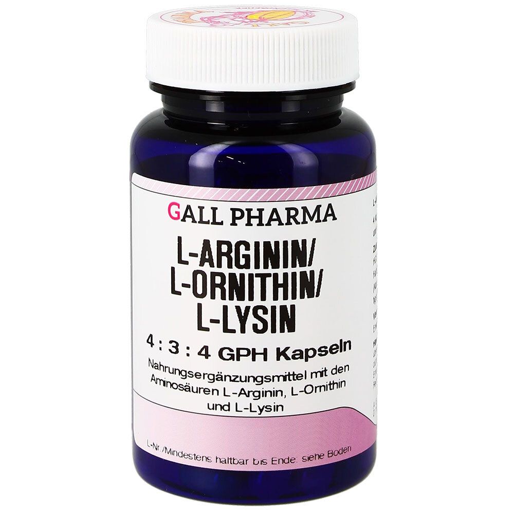 L-Arginin/L-Ornithin/L-Lysin 4:3:4 GPH 180 St Kapseln