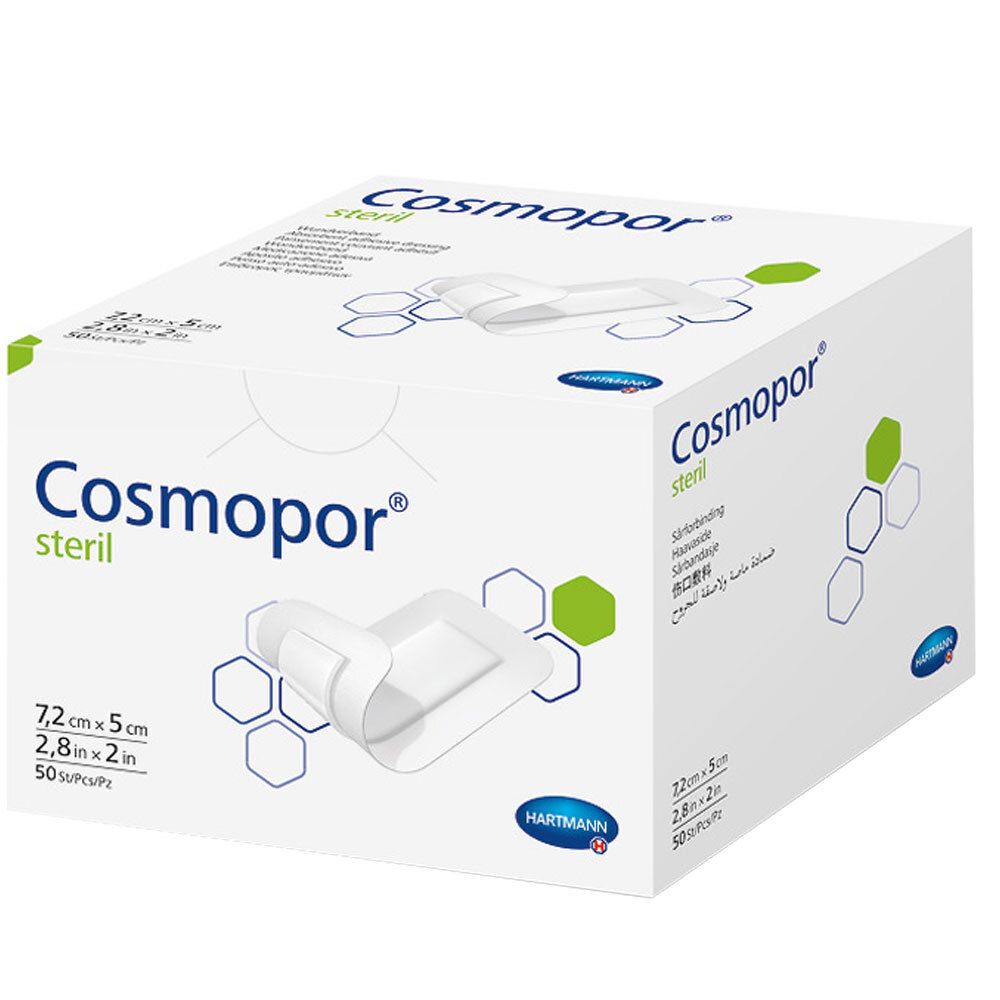 Cosmopor® steril 7,2 x 5 cm 50 St Pflaster