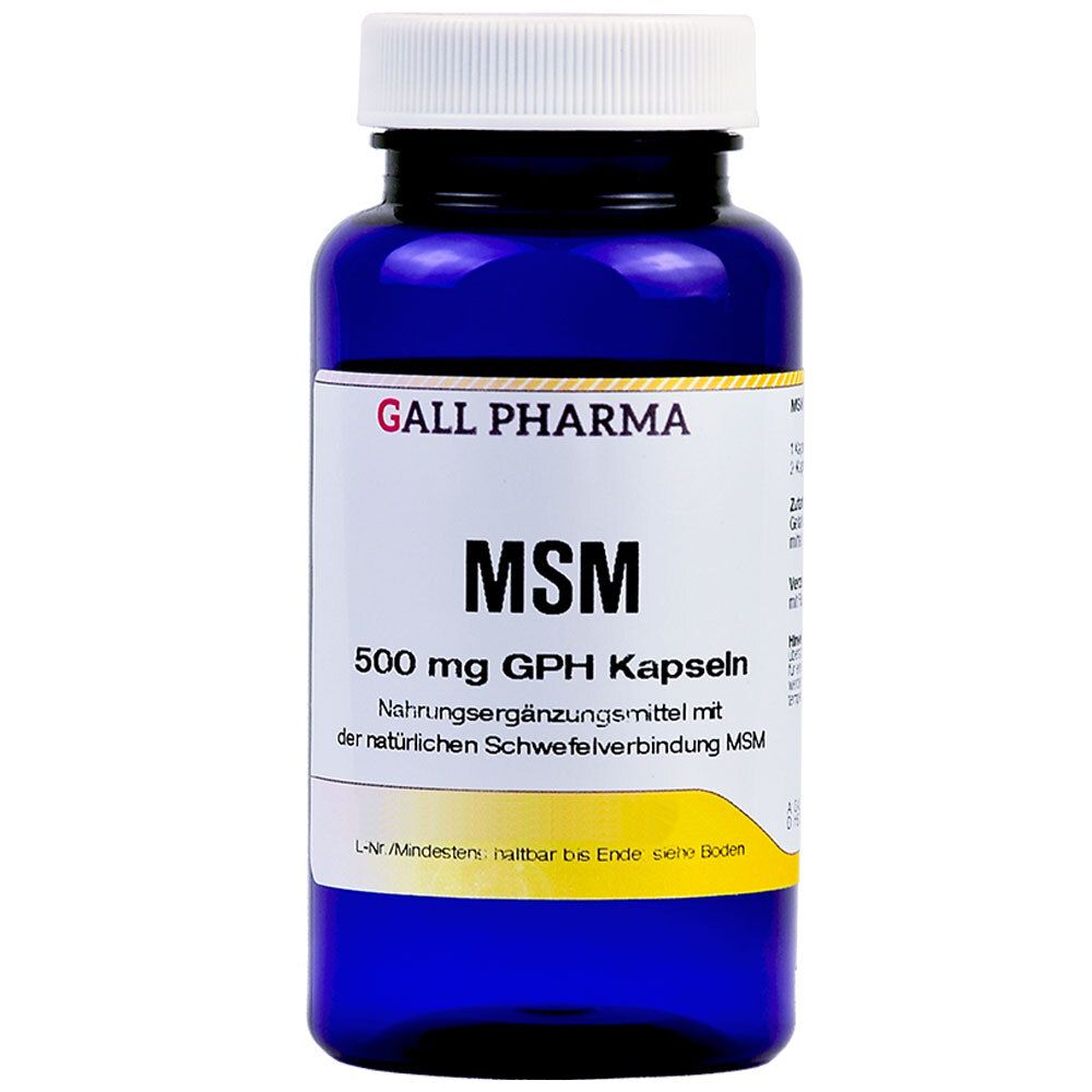 MSM 500 mg GPH Kapseln 180 St Kapseln
