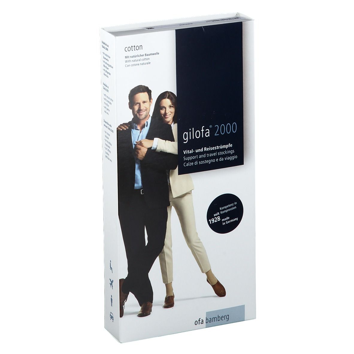 2000 Kniestrümpfe Gr.3 schwarz 2 St Textilien