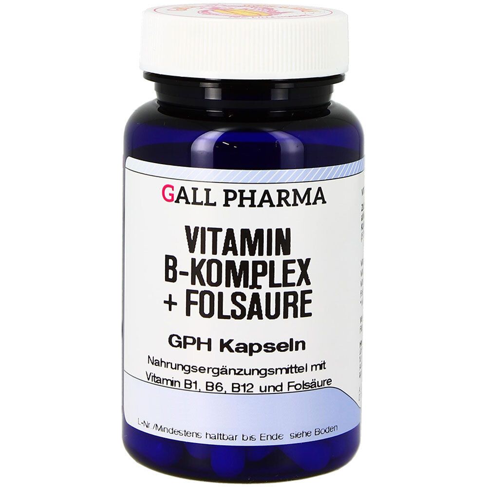 Vitamin B-Komplex + Folsäure GPH Kapseln 180 St Kapseln