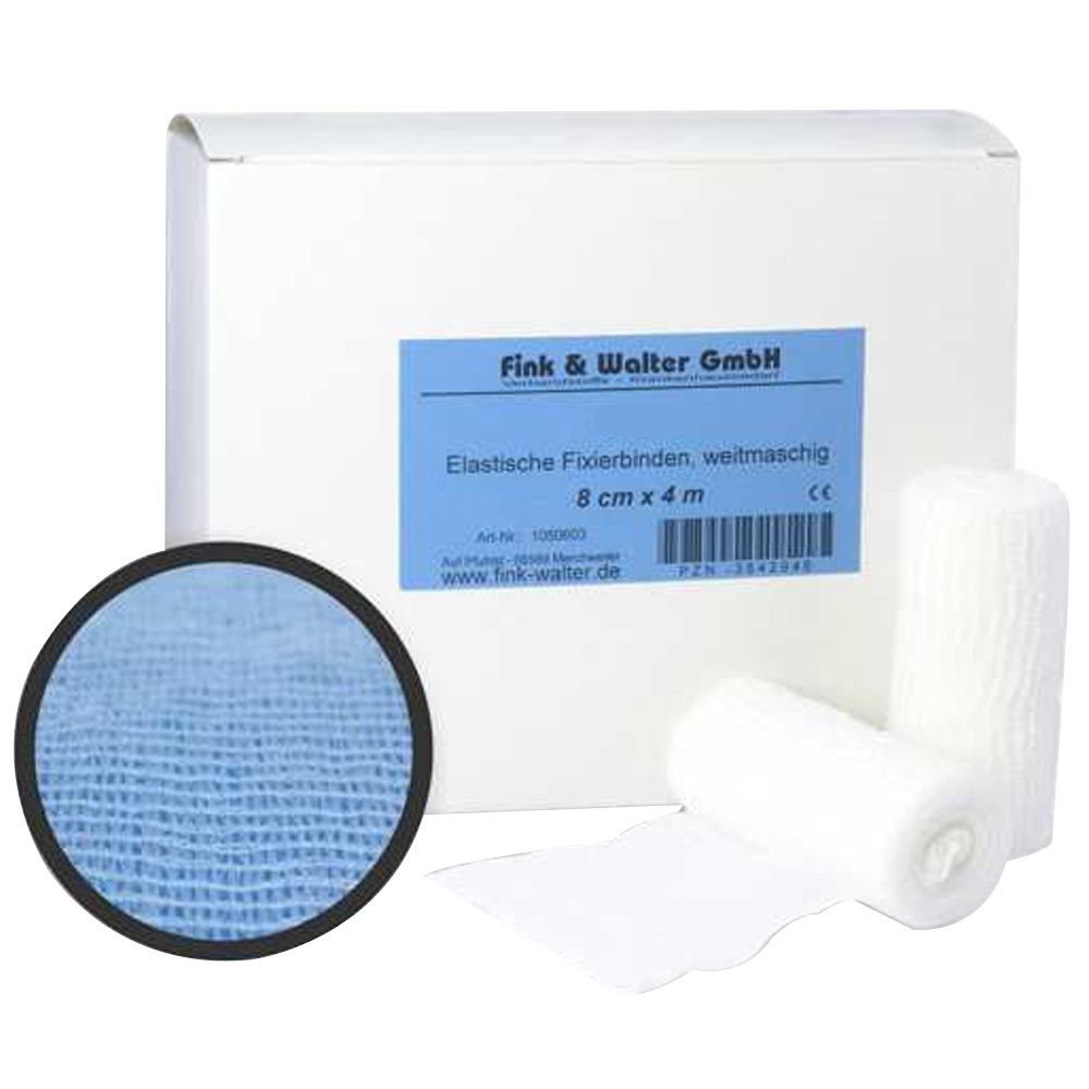 Elastische Fixierbinden Krepp unsteril 8 cm x 4 m 100 St Binden