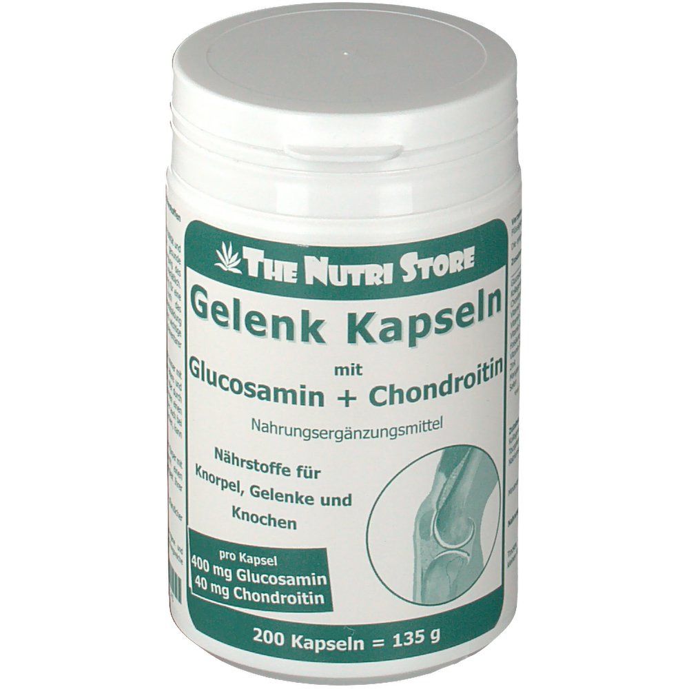 Gelenk-Kapseln mit Glucosamin und Chondroitin 200 St Kapseln