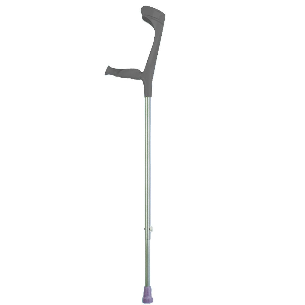 Krücken Grau Aluminium 2 St Kranken-/Gehstock