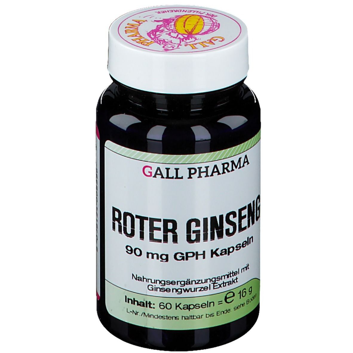 Roter Ginseng 90 mg GPH Kapseln 60 St Kapseln
