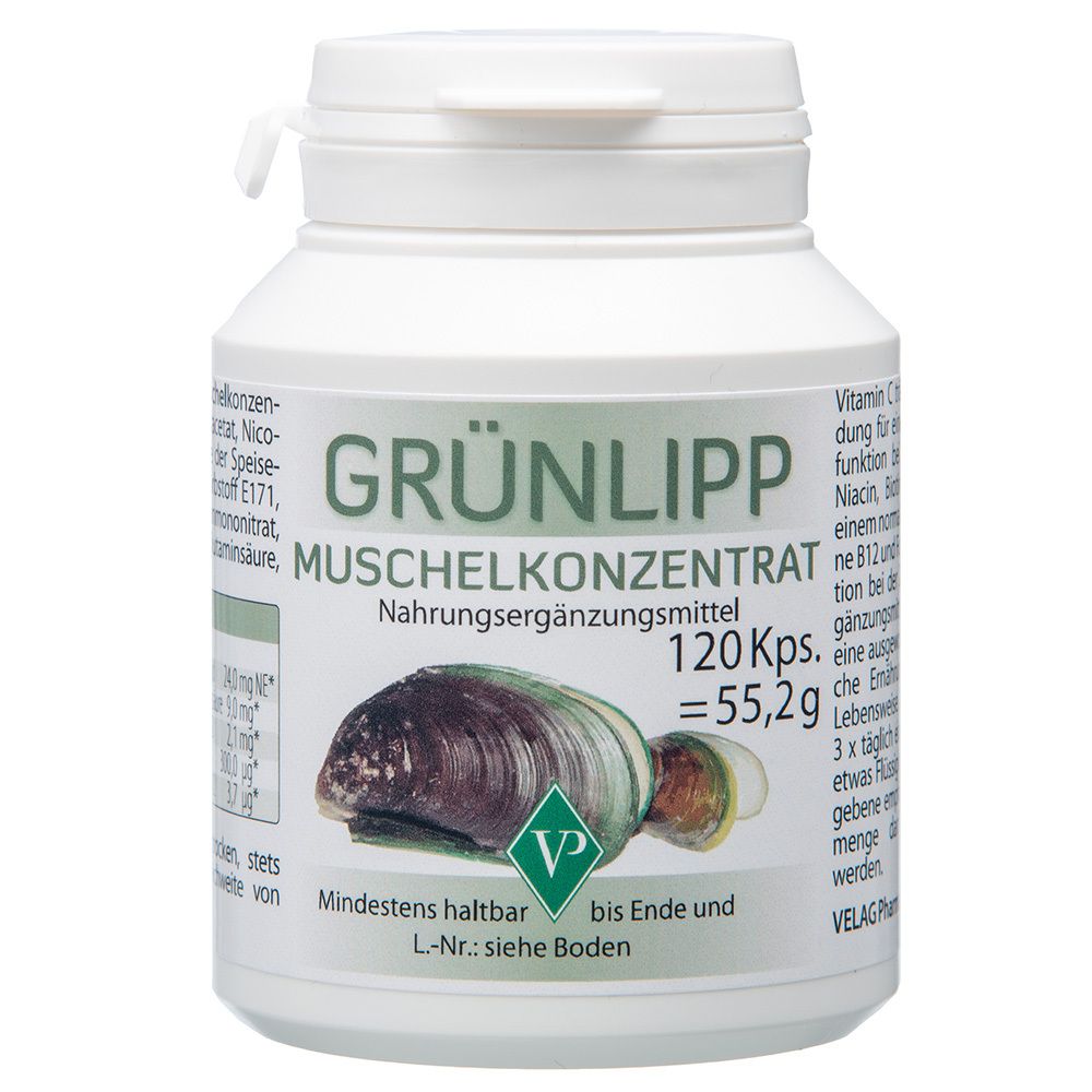 Grünlipp-Muschel Konzentrat Kapseln 120 St Kapseln