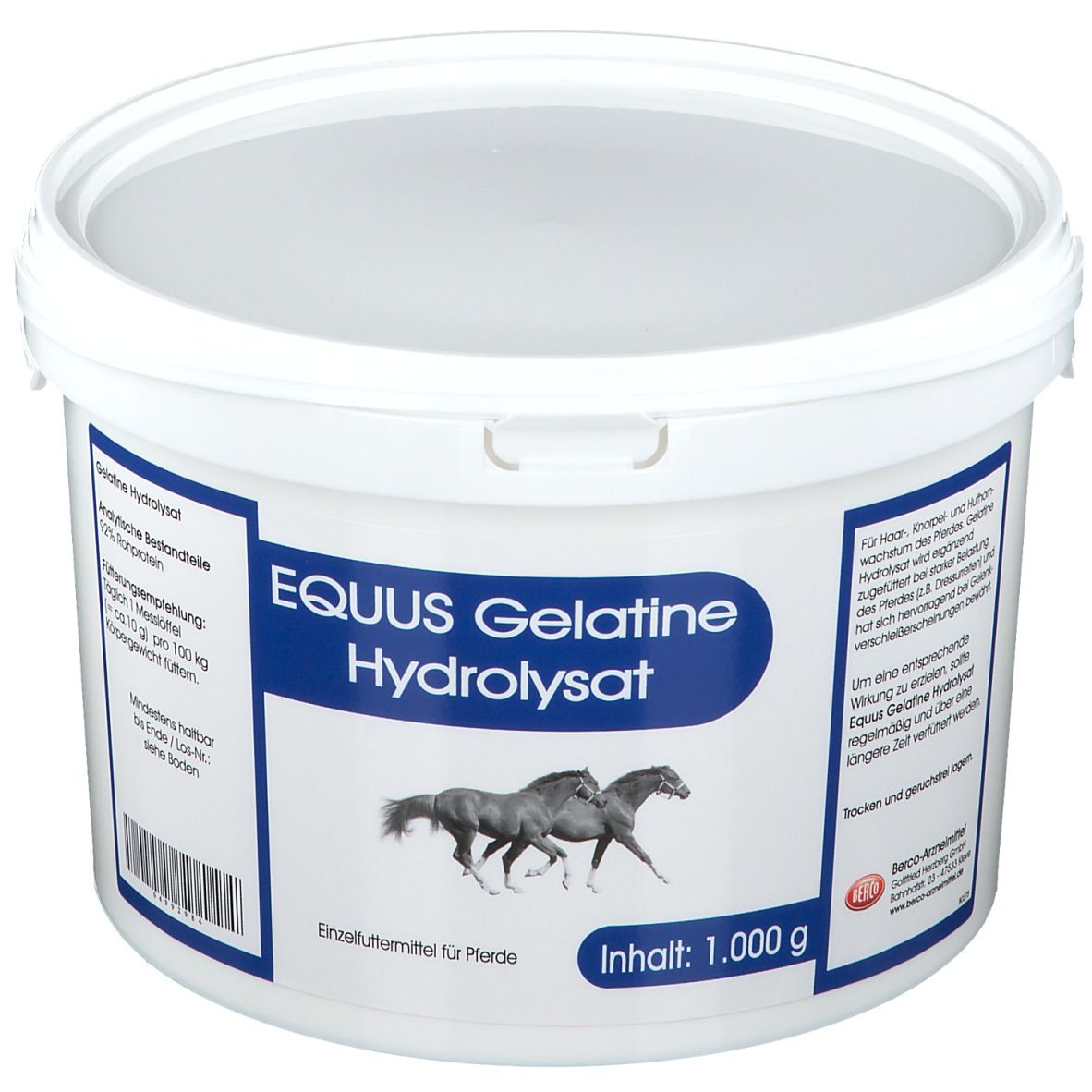 Equus Gelatine Hydrolysat 1000 g Pulver