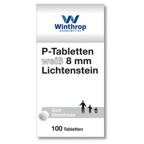 P-Tabletten weiß 8 mm Lichtenstein 100 St Tabletten