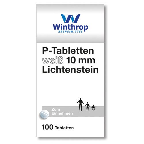 P-Tabletten weiß 10 mm Lichtenstein 100 St Tabletten
