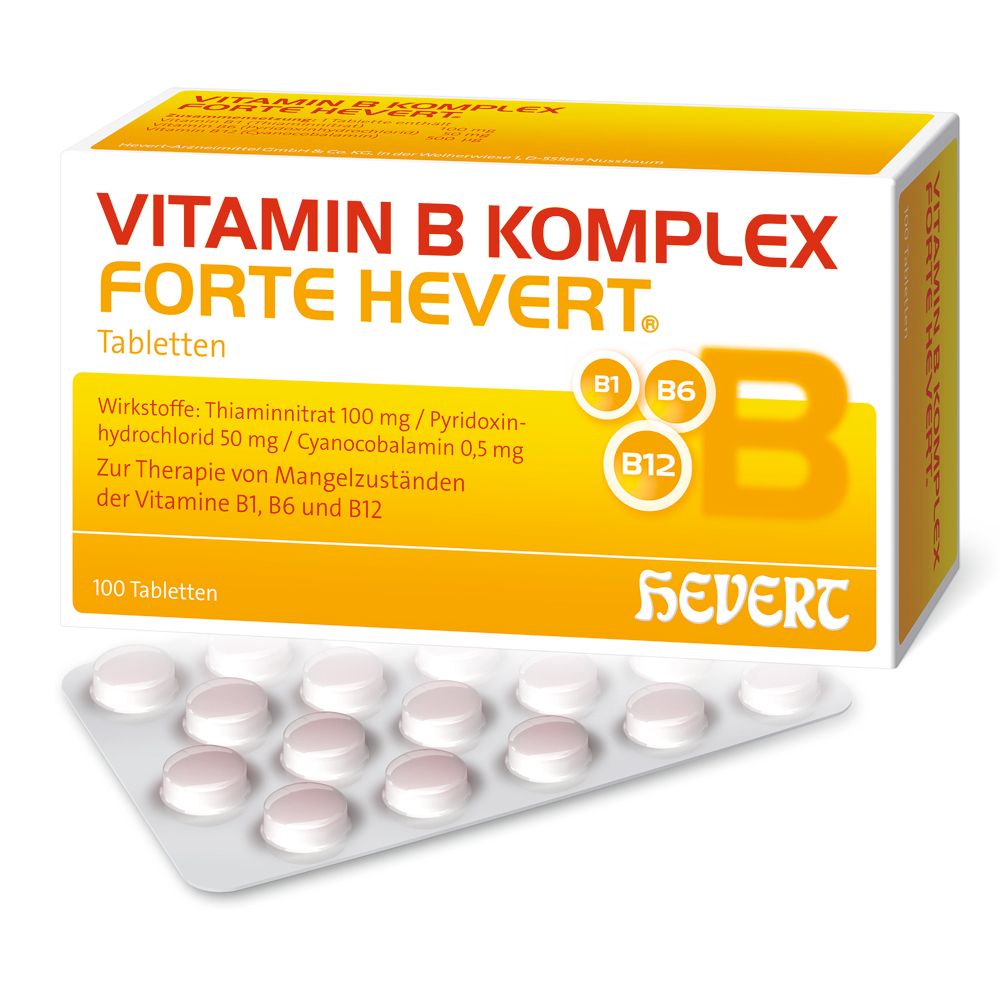 Vitamin B Komplex forte Hevert Tabletten 100 St