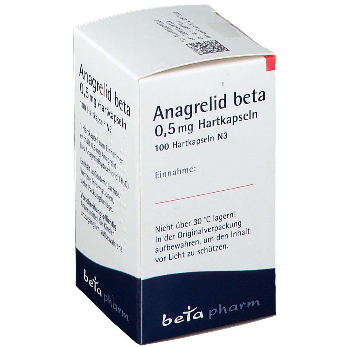 Anagrelid beta 0,5 mg