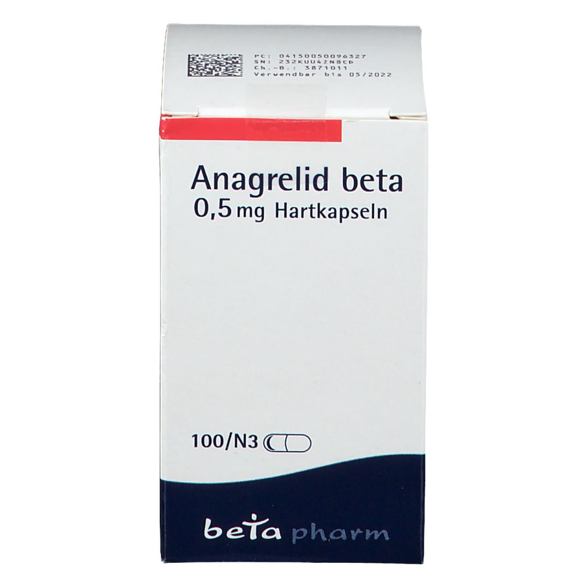 Anagrelid beta 0,5 mg