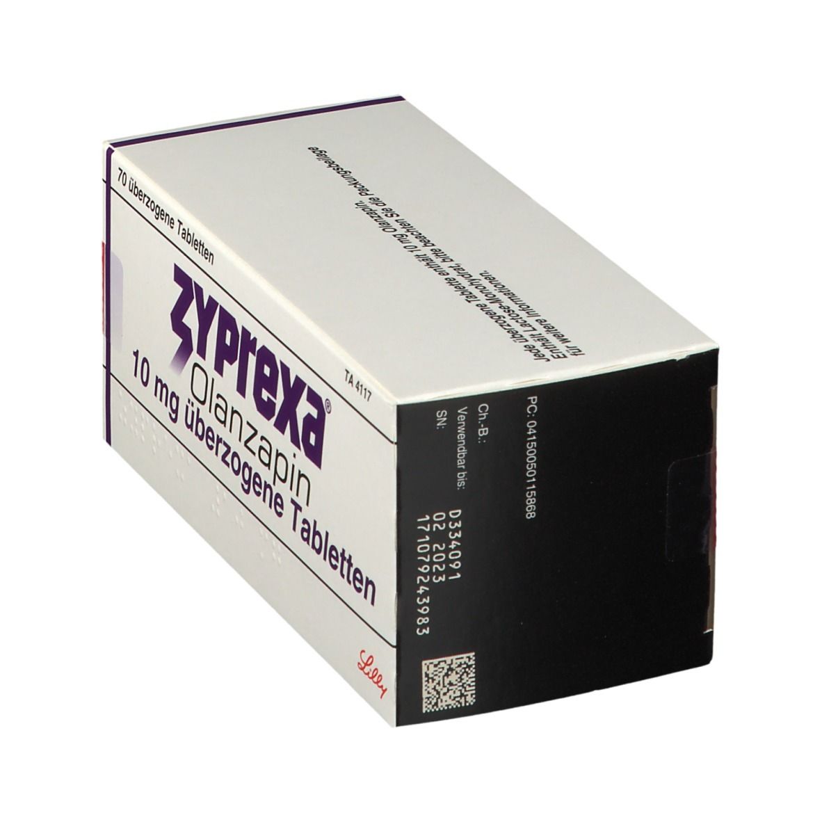 Zyprexa 10 mg überzogene Tabletten 56 St Überzogene