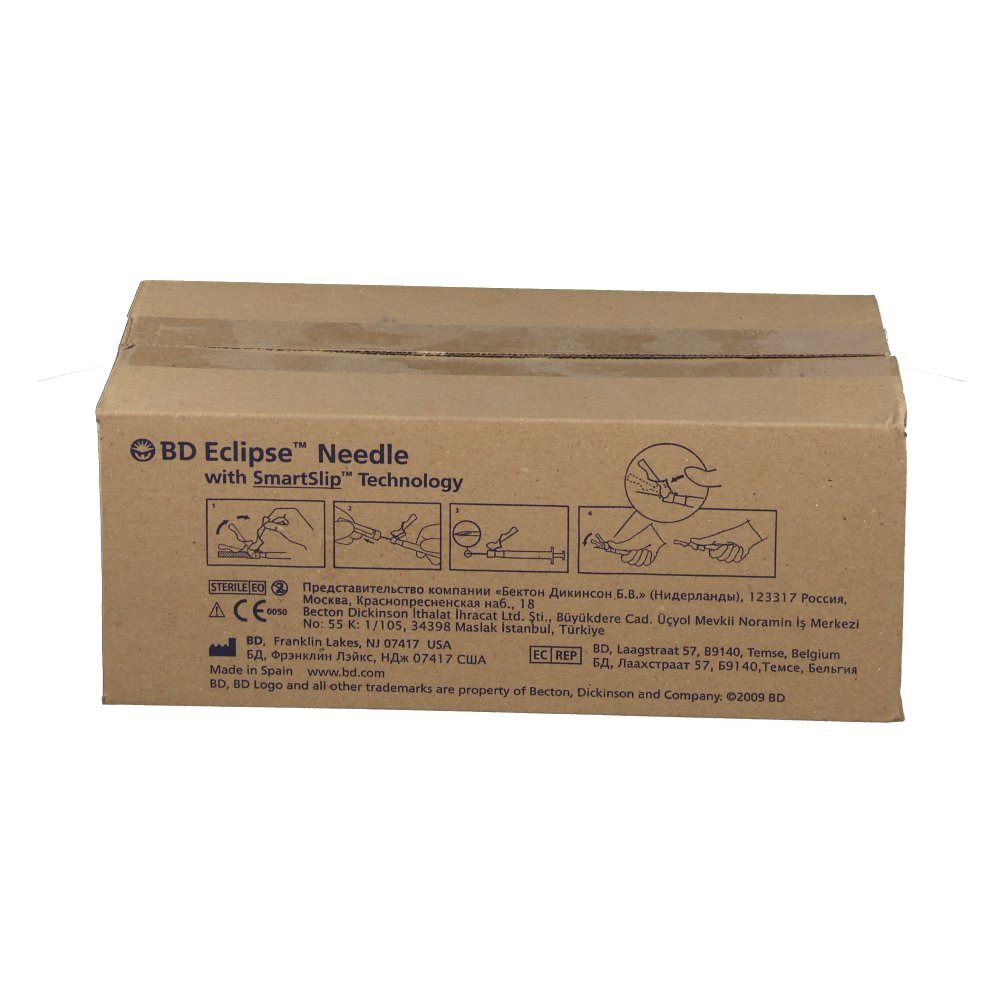 BD Eclipse Sicherheitsinjektionskanüle 27 G 1/2